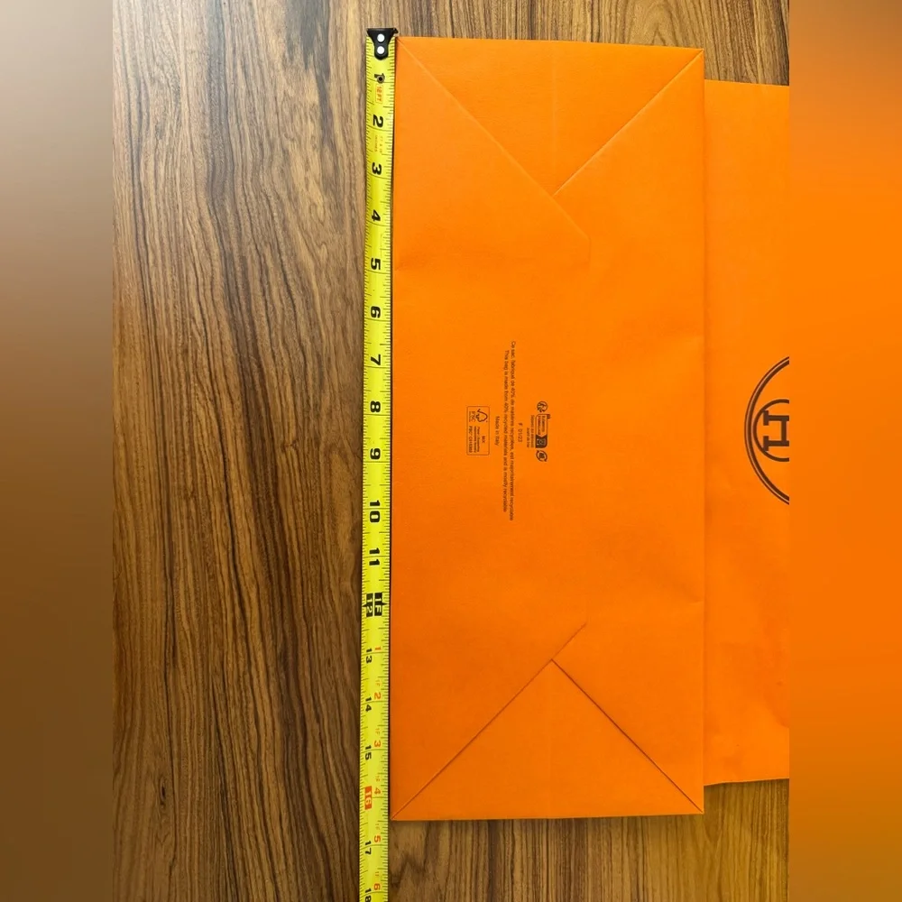 Authentic Hermes shopping bag large
